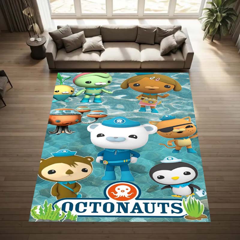 Octonauts Game Room Non-slip Mats Are Also Suitable for Men's Bedrooms, Living Rooms, Sofas, and Other Places, and Are Washable,