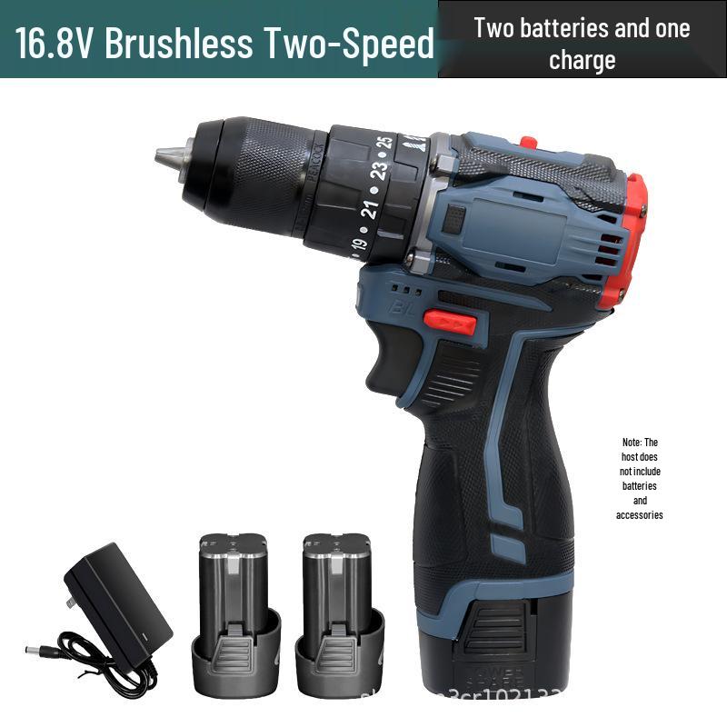 

Безщітковий 18В Акумуляторний Багатофункціональний Ударний Дриль з Літієвою Батареєю