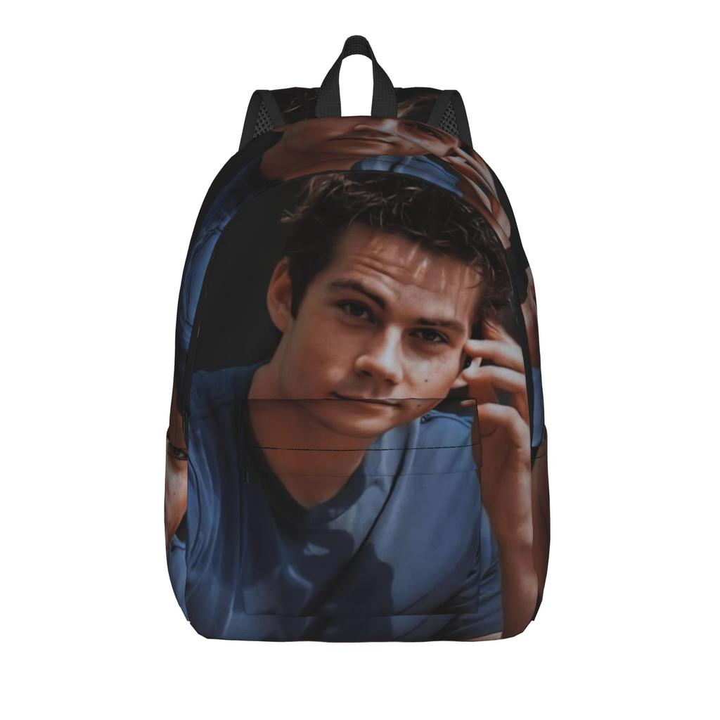 Dylan Obrien Actor Style Knapsack Lightweight High School Work Daily Pack for Men Women Laptop Computer Carry Carrier