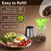 Pepper Grinder Salt Grinder Manual Salt Pepper Grinder with Funnel Set Spice Adjustable Coarseness with 5 Level Pepper Grinder