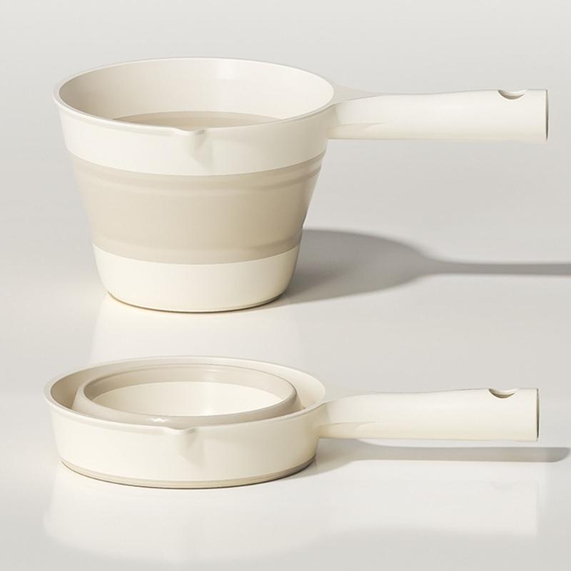 Multipurpose Foldable Water Bucket And Scoops Ladle High Strength PP Construction Easy To Store Outdoor Indoor Use