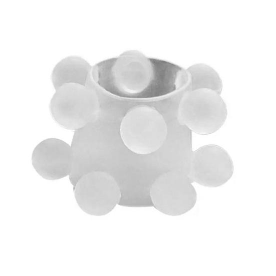 Men Delay Ring with 3 Layer Silicone Beads Anti-slip Lock Ring for Extended Intimacy