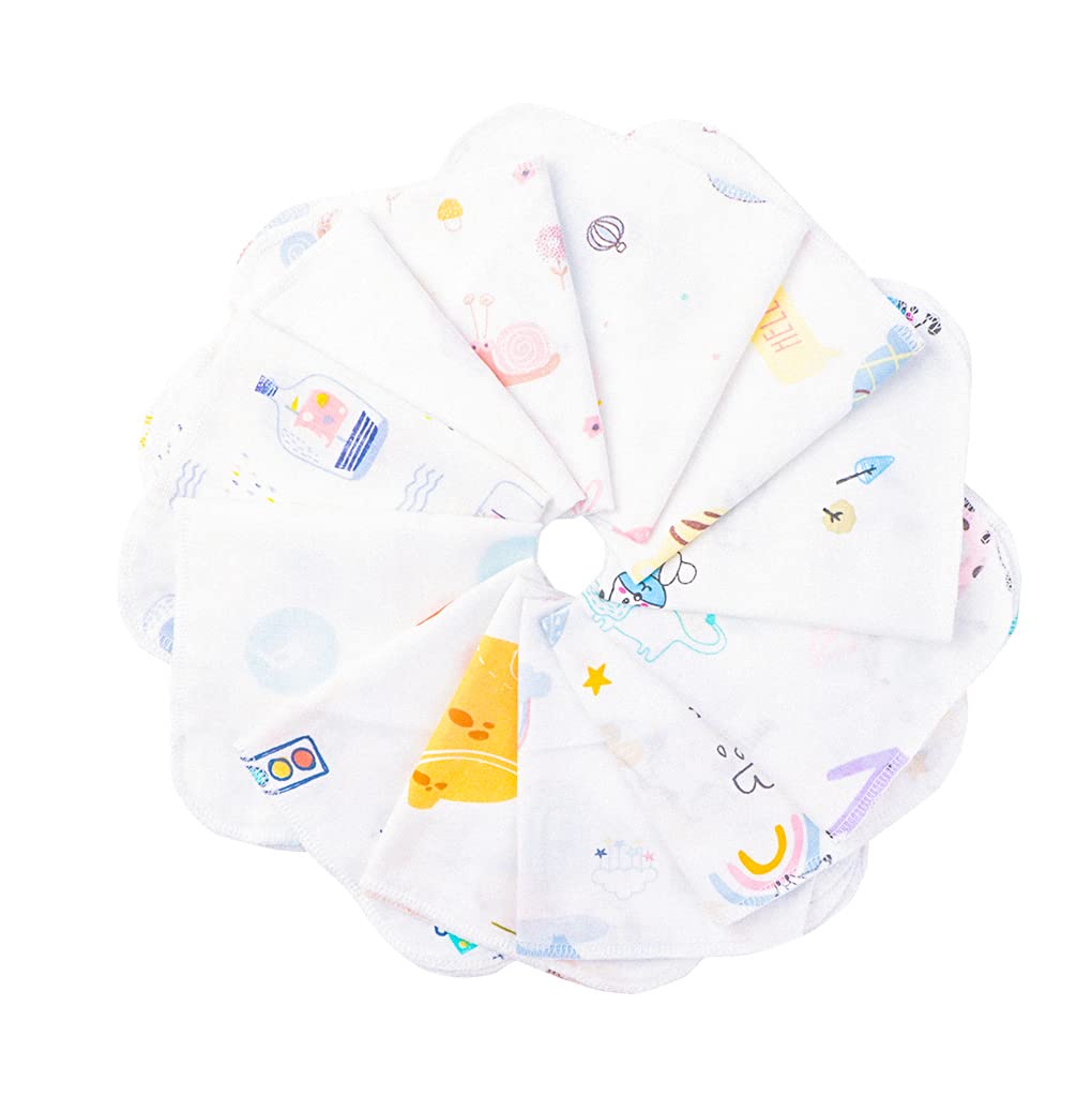Gauze Soft Baby Animal Print [MOMSMENU] 12-Ply Handkerchiefs, 100% Cotton, Gauze, 30x30cm,