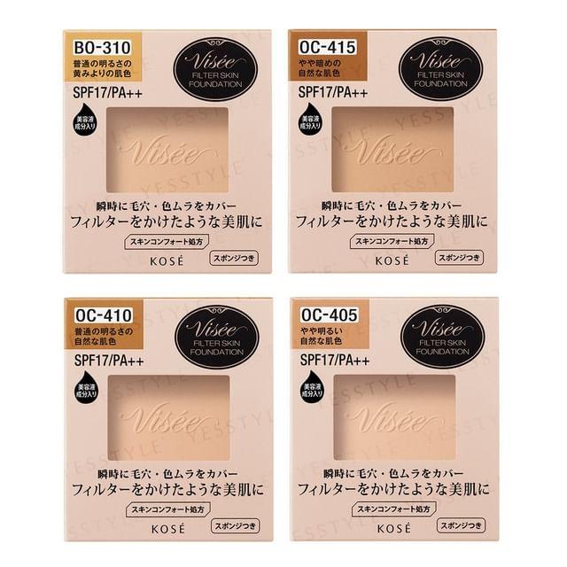 Kose - Visee Filter Skin Foundation SPF 17 PA++ OC-415 - 10g Refill