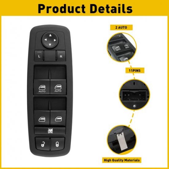 Driver Side Power Window Control Mirror Switch For Chrysler 300 Pacifica Charger