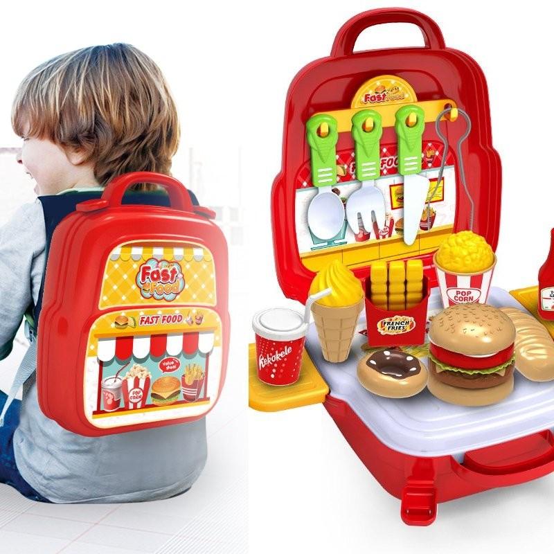 Versatile Children's Backpack Toy Set With Realistic Repair Tools For Imaginative Play