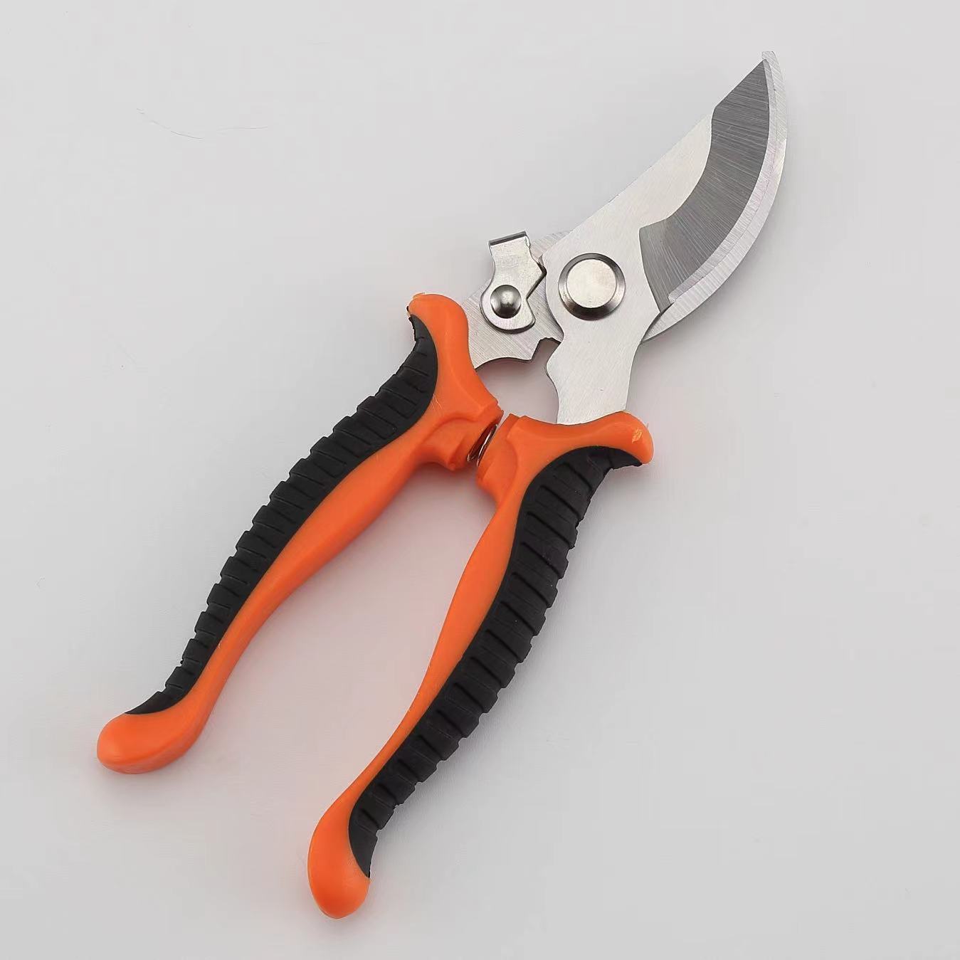 

1PC Easy-Cut Garden Shears with Spring Action, Comfort Grip & Precision Sharp Blades for Effortless Branch Trimming оранжевый