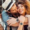 Stylish Couple's Watches, Heart Design, Silver: Analog Display, One Size Fits All, Quartz Movement, Leisure, Business, Couple's Fashion Accessory - Pe