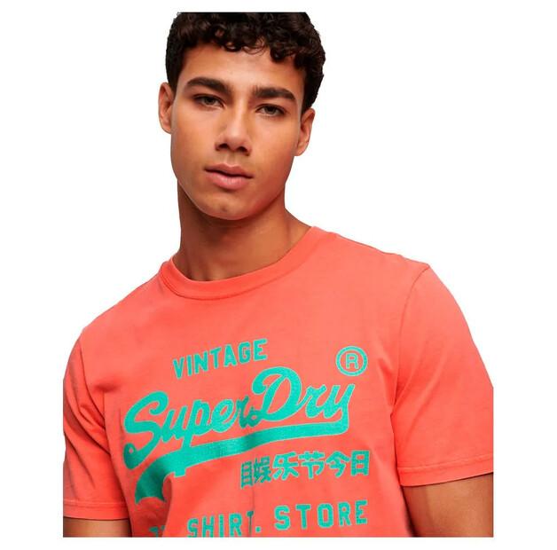 Superdry Футболка с коротким рукавом Neon Vintage Logo