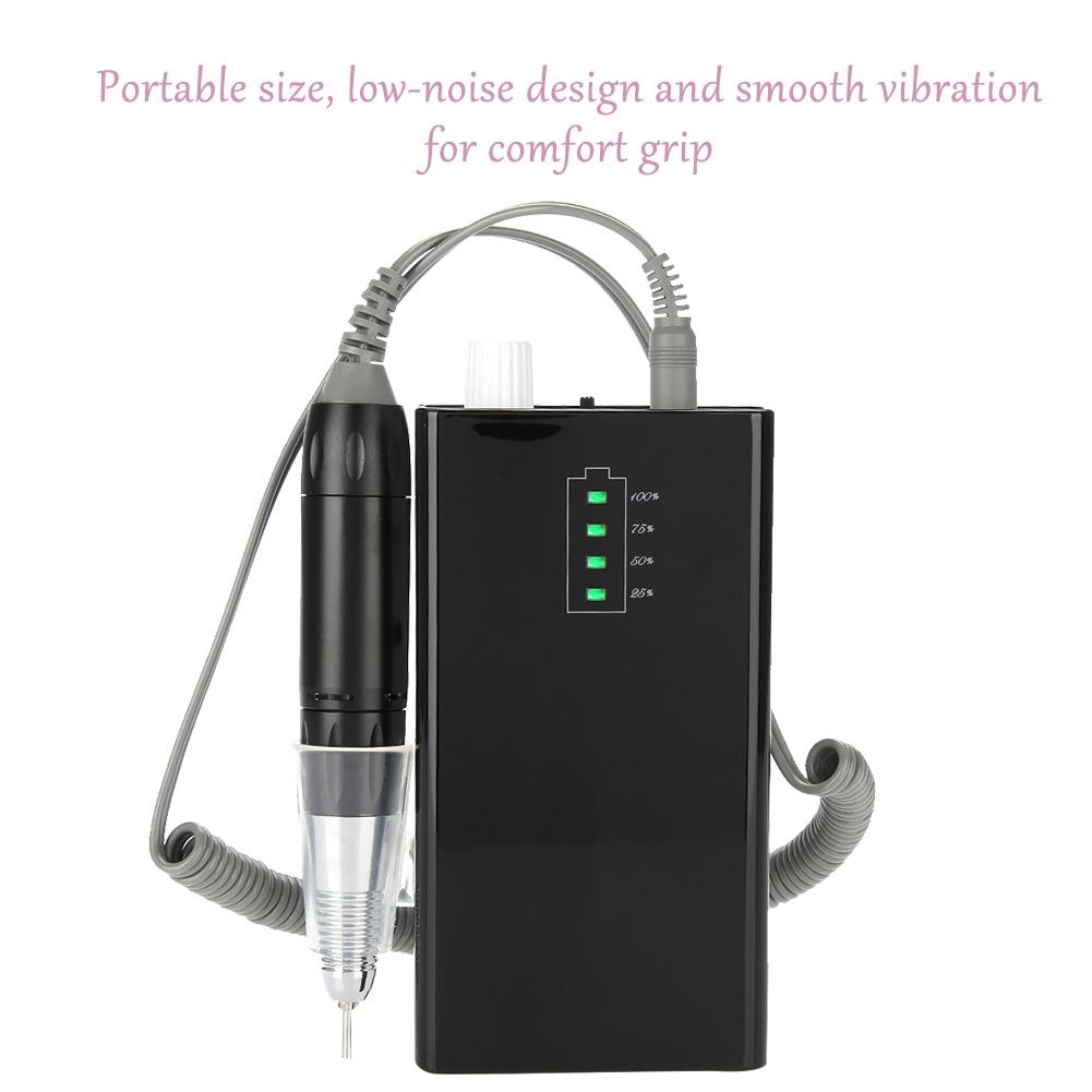 30000 RPM Elektryczna Polerka do Paznokci Bezprzewodowa Akumulatorowa Wiertarka do Manicure