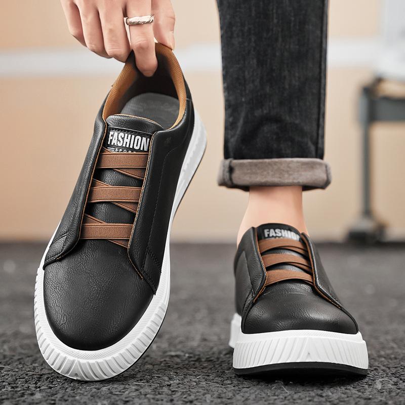 New Casual Shoes and Leather Shoes for Spring 1999 Korean Style Versatile and Personalized Men's Shoes Board Shoes Fashionable and Trendy White Shoes