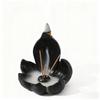 1Pc Lotus Seat Backflow Incense Resin Craft Diffuser Multifunctional Home Decor Suitable for Yoga and Meditation Send