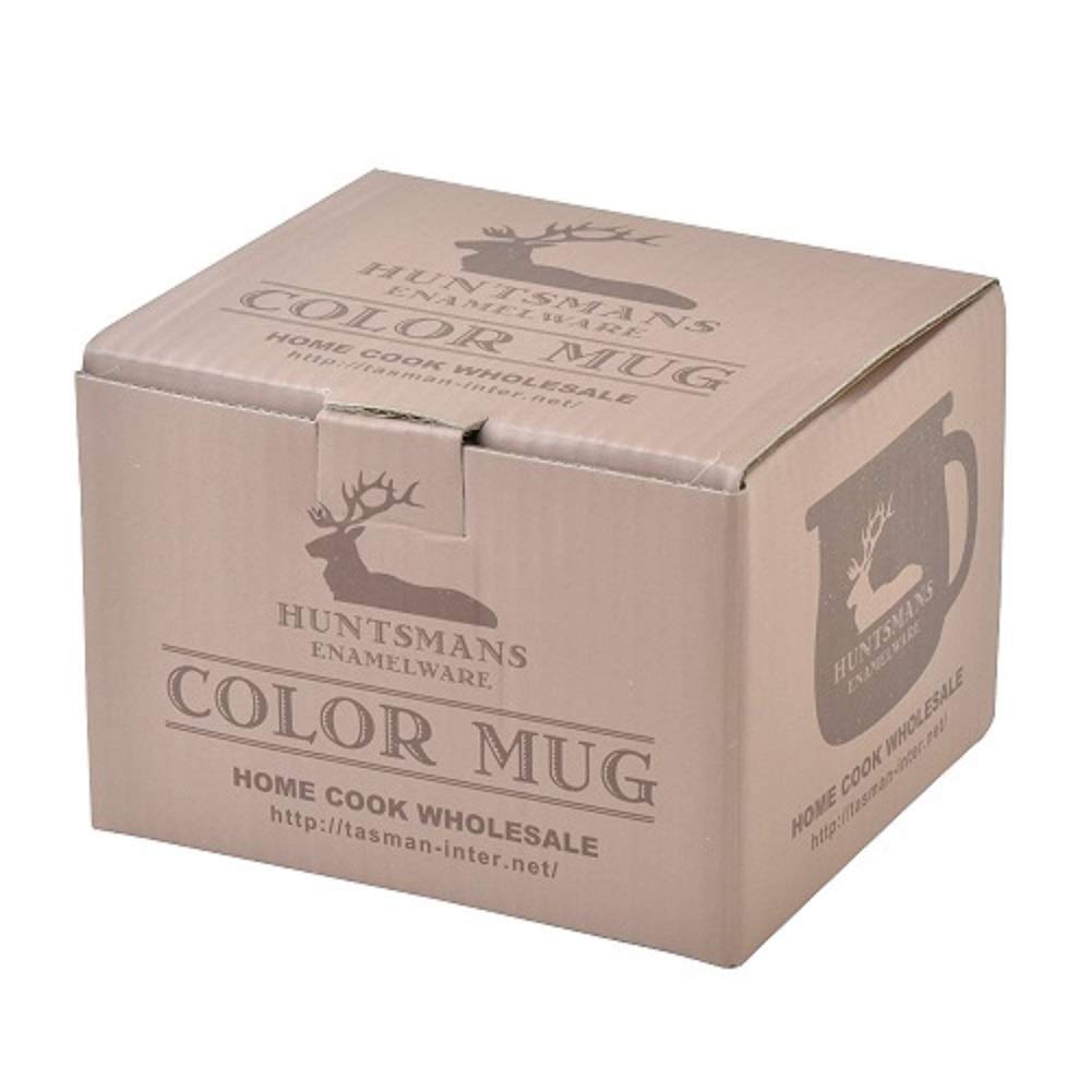 HUNTSMANS Emaille Cottage 380ml Becher, Braun,