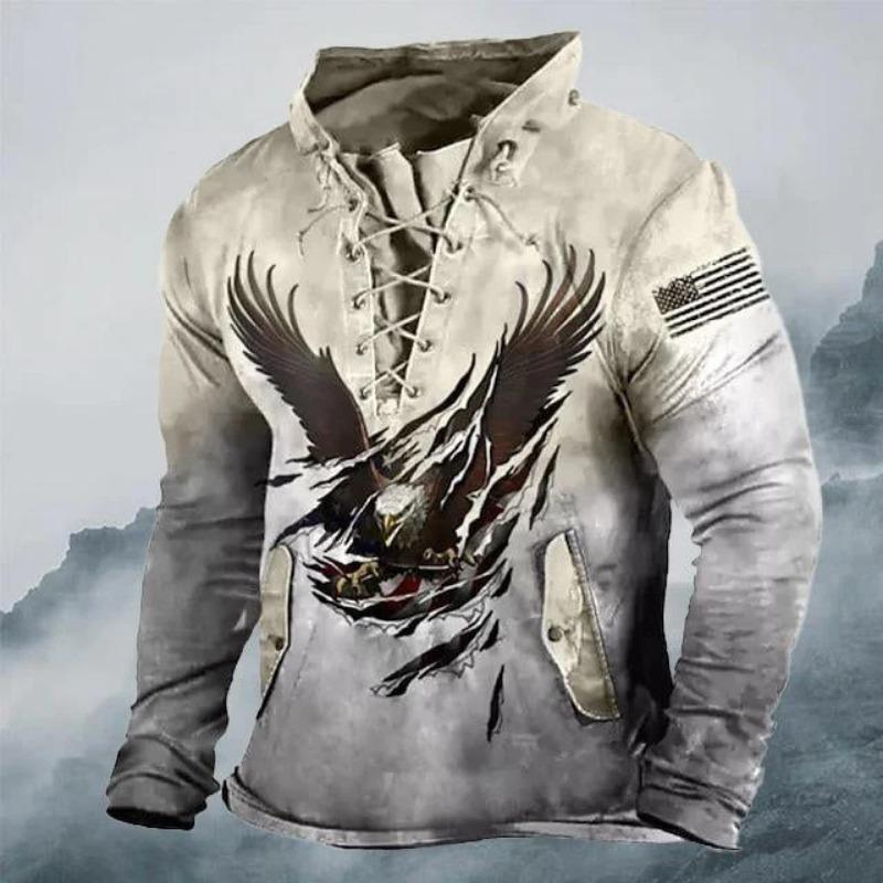 Men's Black Grim Reaper Skull 3D Print Hoodie Lace Up Front Hooded Sweatshirt