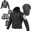 Komine (KOMINE) 2025 Model Motorcycle Enigma G2 Softshell Parka (07-5795 JK-5795) Black, Size 2XL