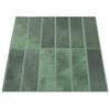 Rectangular Tile 10 pcs Dark Green 29 x 23 x 0.08 cm