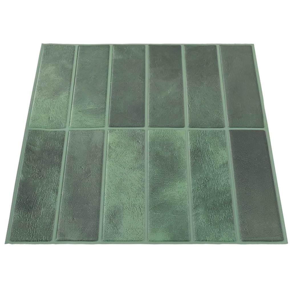 Rectangular Tile 10 pcs Dark Green 29 x 23 x 0.08 cm