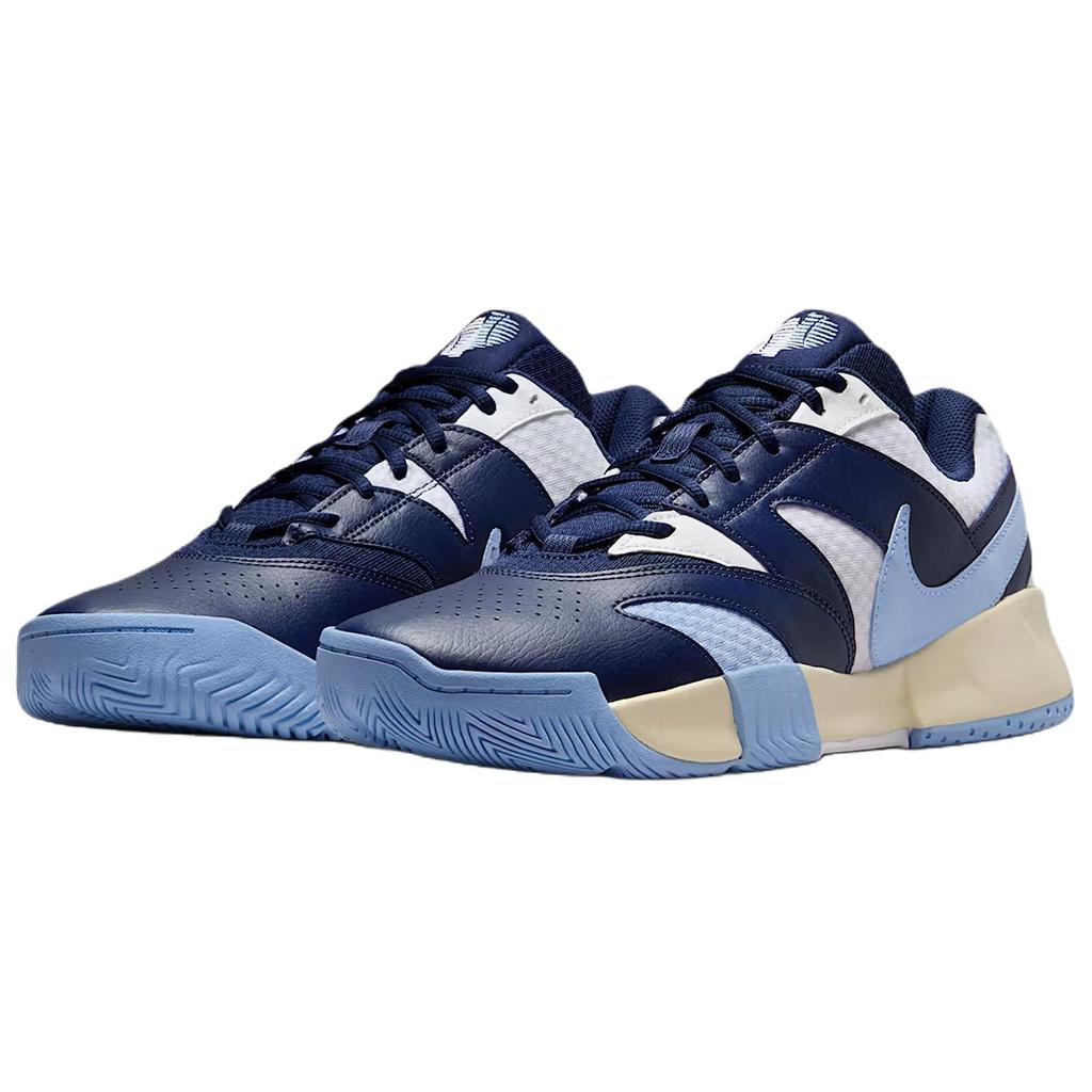 NikeCourt Lite 4 White Midnight Navy Unisex Sneakers Blue Psychic-Blue FD6574-103