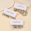 18 Pairs Silver Color Pearl Twist Hoop Earrings Set Vintage Metal Circle Geometric Earrings for Women 2024 Trendy Jewerly Gifts