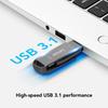 Lexar 128GB OTG Type-C USB Flash Drive 2-IN-1 USB 3.2 Type-C Dual Port U Drives Type-A 32GB 64GB 256GB U Disk Up To 130Mb/s Pen Drive for Phone and PC