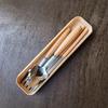 Stainless Steel Wooden Rice Soup Cake Fruit Fork Coffee Dessert Spoon  for Family Dining