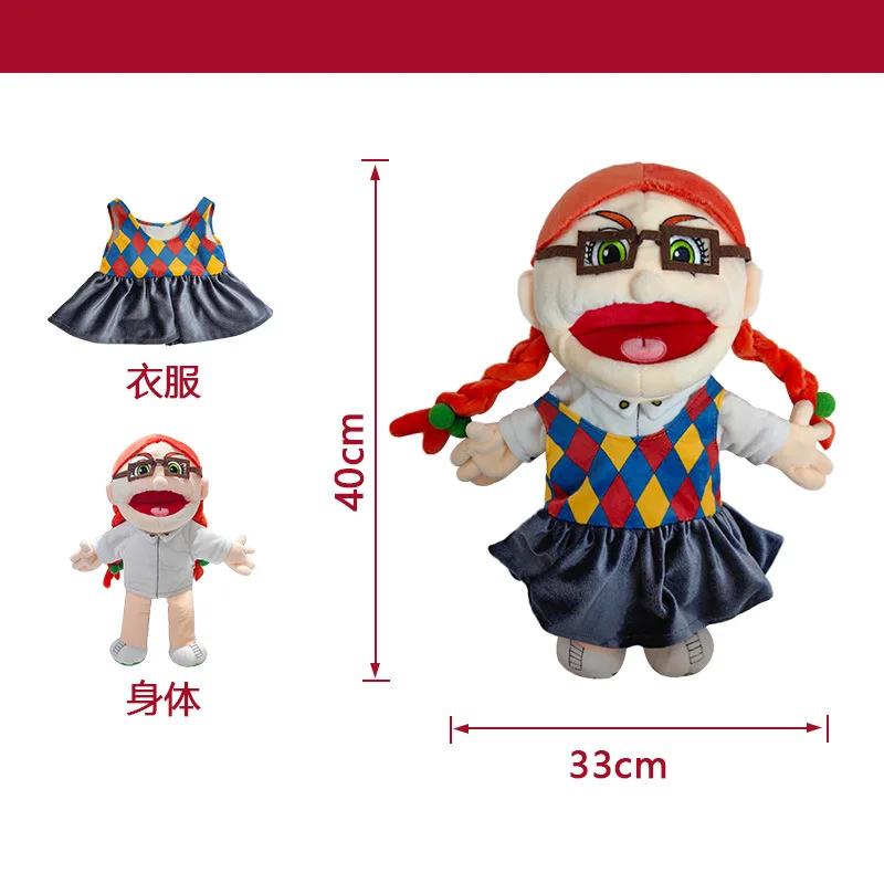 Jeffy Dad Sml Puppets Dinosaur Plush Toy Jeffy Puppet Dolls Jeffy With Stick Family Marioneta Boy Zombie Rapper Feebe Kid Gifts