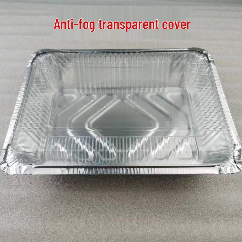 Kashicong 185 Disposable Aluminum Foil Food Containers with Lids, 1000 Count