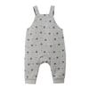 MIKI HOUSE HOT BISCUITS Overalls Gift Set for Boys and Girls, Baby Clothes, Baby Gift, Gray, 80cm, Box Included, 74-9911-689