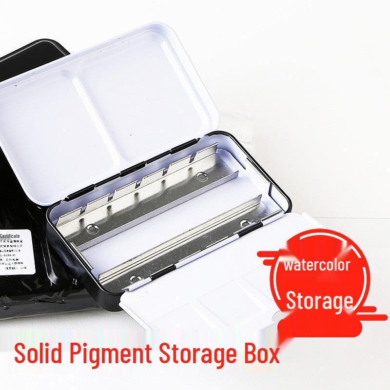 

Fabriano Black Enamel Watercolor Tin Box for 48 Colors Single Box