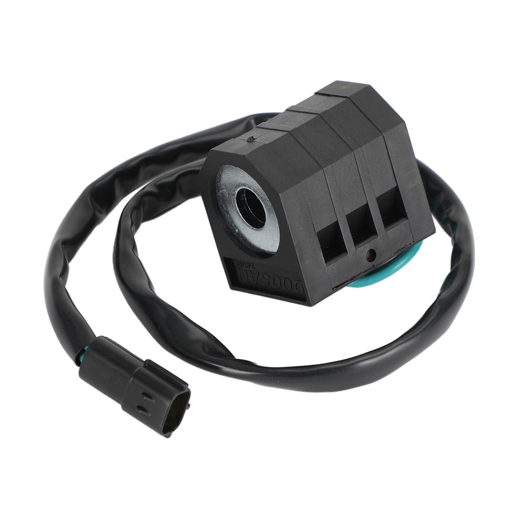 24V DC Solenoid Valve Coil For Doosan Daewoo DH220-5 Excavator Digger