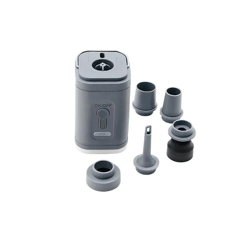 Mini Electric Air Pump Portable Wireless Air Compressor with LED Light Quick Inflate/Deflate Pump for Air Mattress Swim Ring