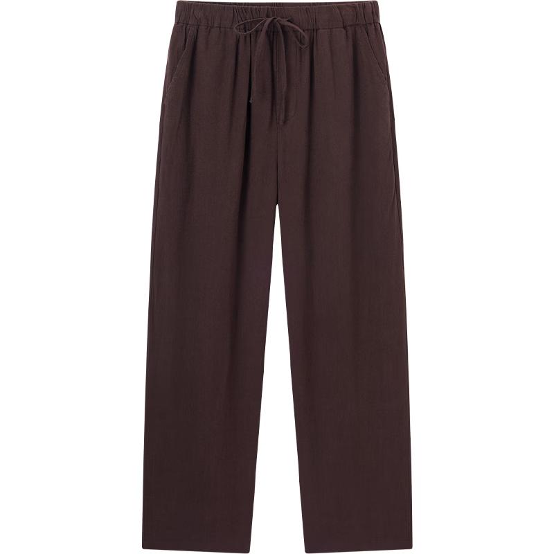 EICHITOO Women's Linen Blend Wide-Leg Pants