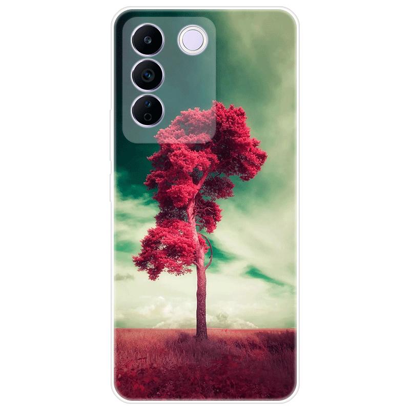 For Vivo V27e V 27e Case Soft Silicone Back Cover Cartoon Phone Case Diversification