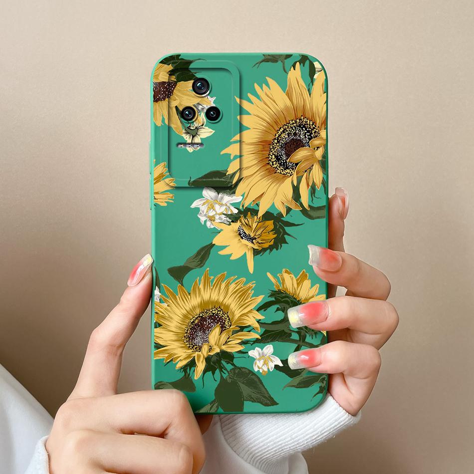 Cute Case For Poco F4 GT Global Version Soft Smooth Liquid Silicone Full Coverage Anti Choc Phone Bumper For Xiaomi Poco F4GT