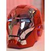 (nici o cutie) Noul Autoking 1:1 Cască Iron Man Mk5 Cosplay Voce Engleză Activată Ochi Strălucitori Model Jucărie Adult Purtabil Electric Cadou de Crăciun WSLIHV