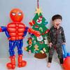For Kids DIY Montessori Wall Felt Christmas Tree for Children Baby Toys Toddlers Busy Board Xmas Tree Ornament Decorations
