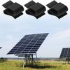 Pack of 30 Multipurpose Photovoltaic Cable Clamps Convenient for Outdoor Trailer Frame Wire Management 25x16mm