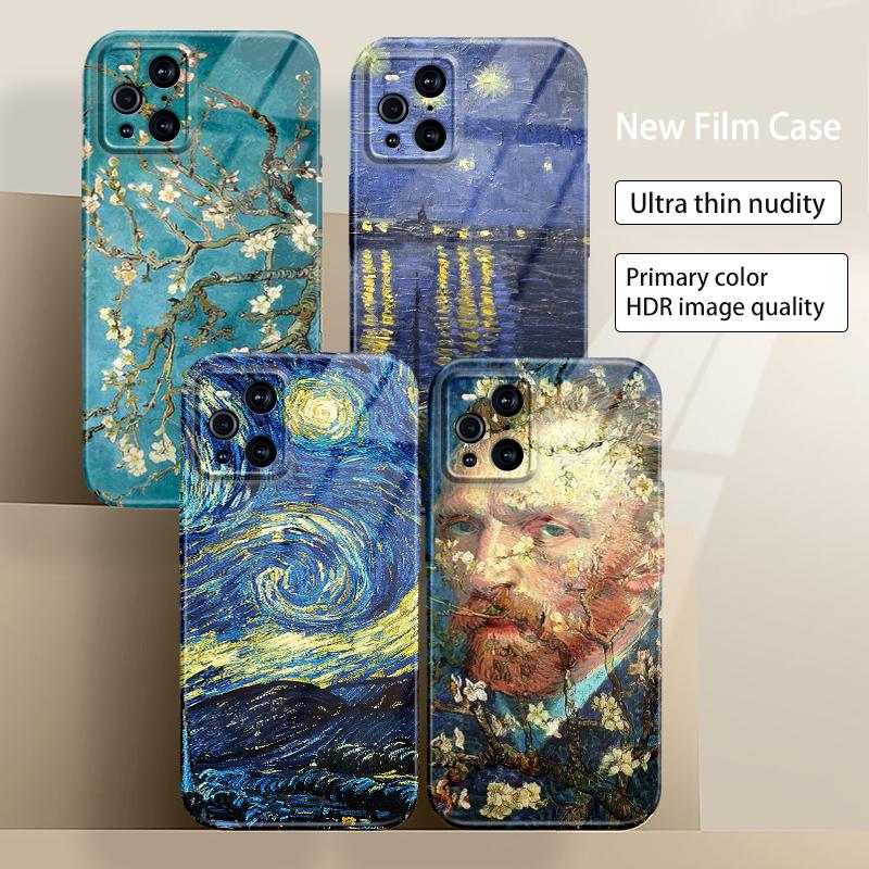 

Чехол для телефона Vangogh Art OPPO A9 A53 A53S Realme GT Neo2 Neo3 Find X2 X3 X5 Reno 6 7 8 9 Lite Neo Pro Z Feilin