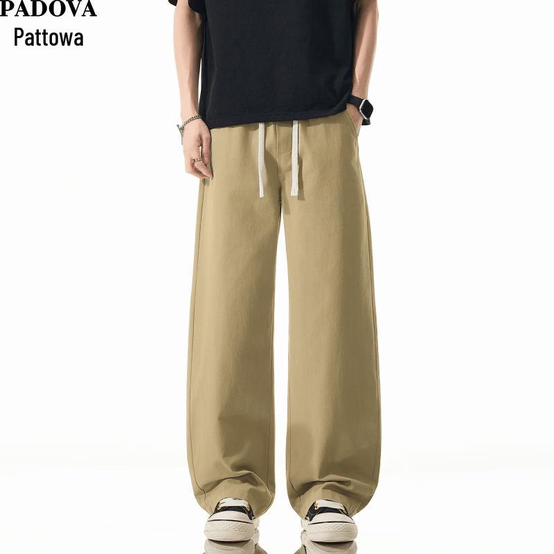 Patova Men s Relaxed Fit Cotton Straight-Leg Drawstring Pants M
