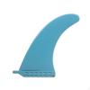 Single Fin 9 Inch with Mounting Base Curved for Longboarders, Surfers, Surfing Black