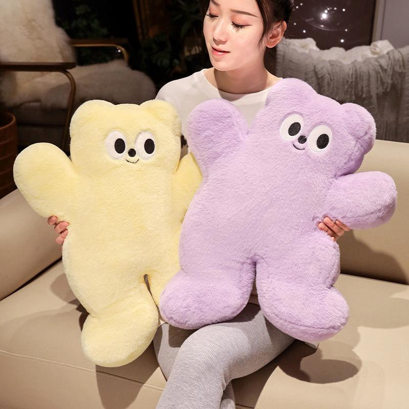 Ins Cute and Fun Color Dopamine Plush Doll Bear Toy Cute Polka Doll Puppy Doll Pillow Pillow Gift