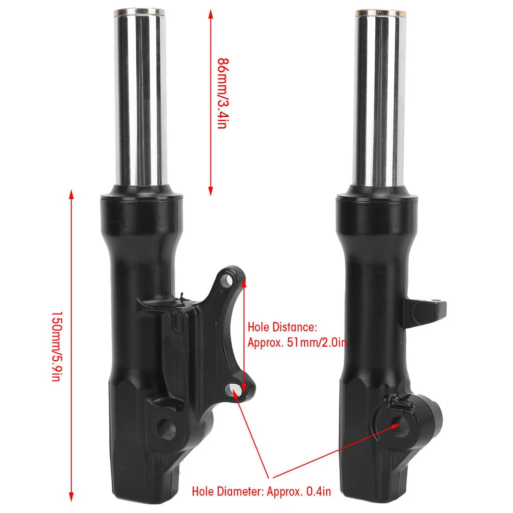 10 Inch Electric Scooter Front Wheel Retrofit Hydraulic Shock Absorber Retrofit Shock Absorber