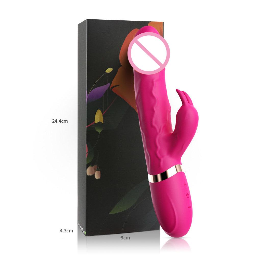 Female Masturbation AV Dildo Vibrator G-spot Rabbit Magic-Wand 10 Vibration Modes Waterproof Masturbator Sex Toy Erotic Massager