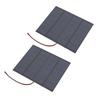 2PCS 1.5W 6V Small Solar Panels Monocrystalline Silicon DIY Solar Charging Panel for Phone Tablet Camera Flashlight