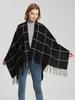 Imitation Cashmere Women Scarf Autumn Winter Plaid Tassel Wrap Shawls Pashmina Lady Ponchos Y Capas Mujer Cachecol Chales Stoles