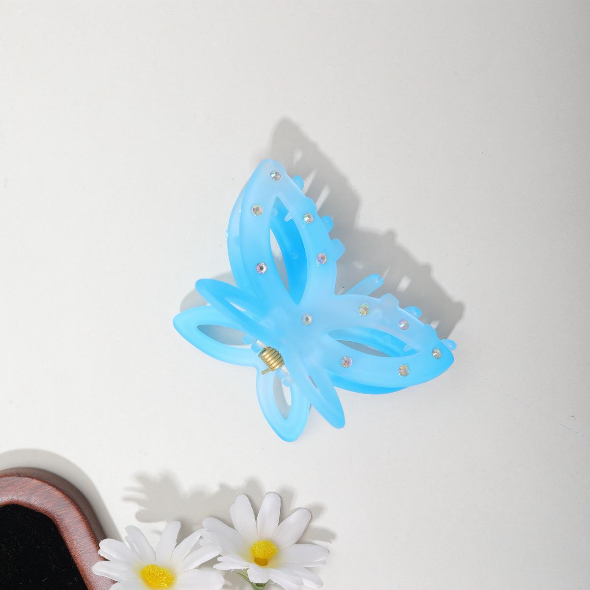 

Candy Color Women s Half-Up Hollow Bow Claw Hair Clip