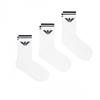 Emporio Armani EA7 Mens Eagle Logo Crew Socks (Pack of 3)
