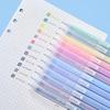 6/10/12 Farb-Gelstifte Set 0,5 MM Kawaii Kugelschreiber Zum Schreiben Zeichnen Notizbuch Und Tagebuch Schul-Kunstbedarf Schreibwarenbedarf