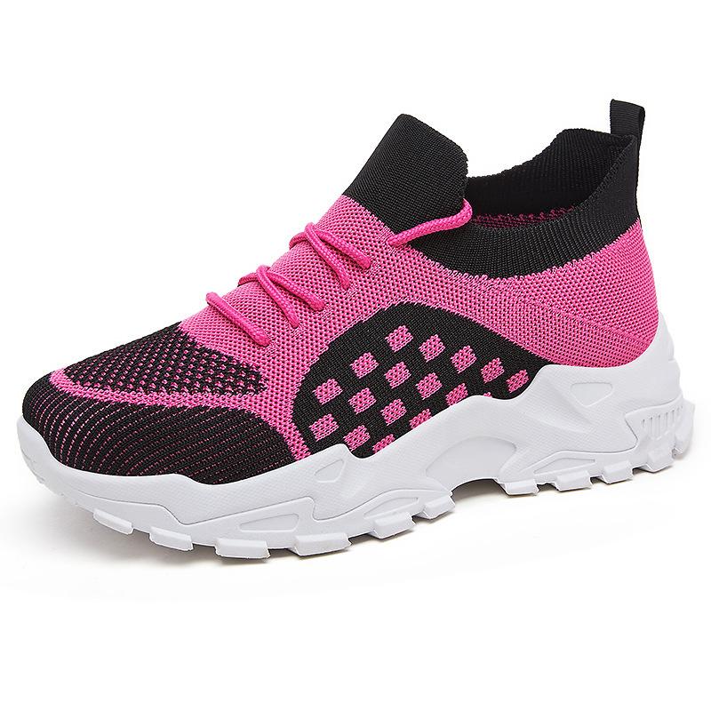 Sneakers women's new summer casual versatile single shoes mesh breathable running platform dad shoes