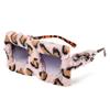 Übergroße Plüsch-Sonnenbrille im Y2K-Stil, weich und flauschig, ideal für Winter, Partys, Weihnachten, Halloween, Cosplay und als originelle Brille für Damen
